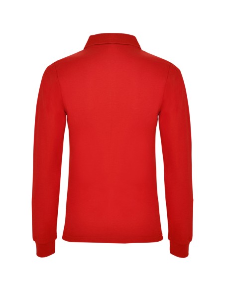 WOMEN'S LONG SLEEVE POLO 100% Cotton piqué knit 220g/m² ADULT - ESTRELLA WOMAN L/S ROLY