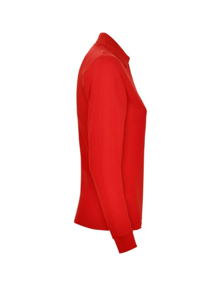 WOMEN'S LONG SLEEVE POLO 100% Cotton piqué knit 220g/m² ADULT - ESTRELLA WOMAN L/S ROLY