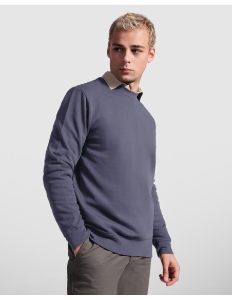 Sudadera UNISEX cuello redondo 100% algodón 320g/m2  ADULTO - TELENO ROLY