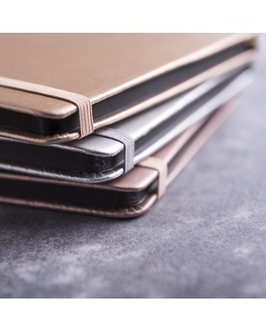 A5 Notepad with metal covers and 80... A5 Notepad with metal covers and 80...