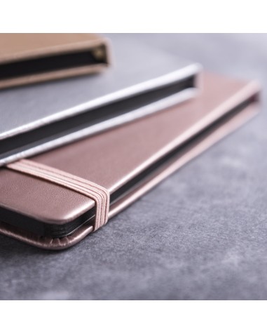 A5 Notepad with metal covers and 80... A5 Notepad with metal covers and 80...