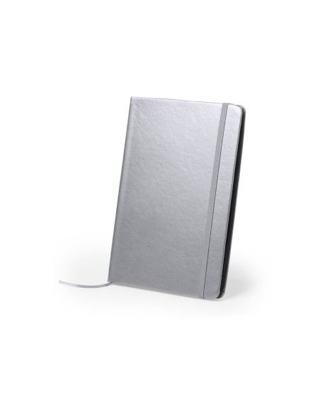 A5 Notepad with metal covers and 80 white sheets - Bodley