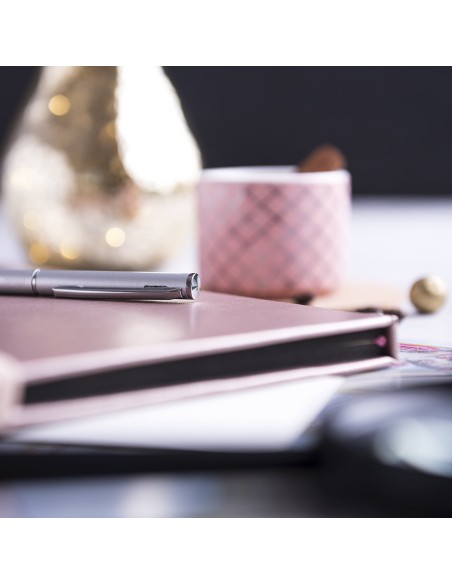 A5 Notepad with metal covers and 80 white sheets - Bodley