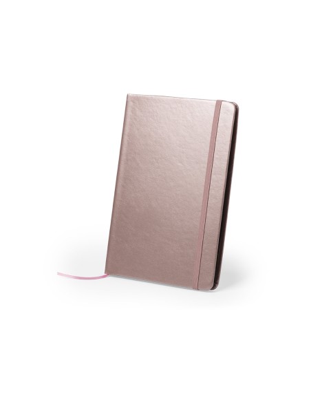 A5 Notepad with metal covers and 80 white sheets - Bodley