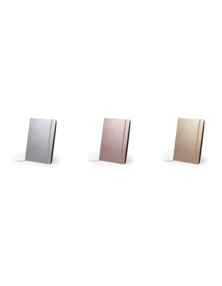 A5 Notepad with metal covers and 80 white sheets - Bodley