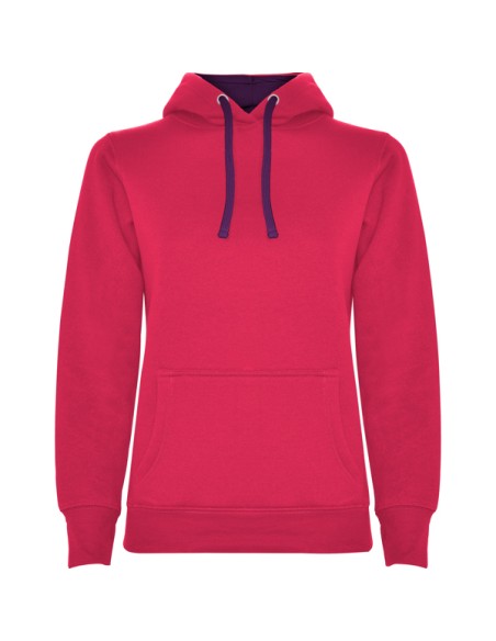 Sweat FEMME à capuche 50 %Algod 50 %poli peluche 280g/m2 - URBAN WOMAN ROLY