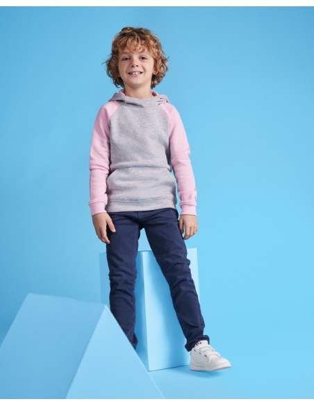 Hooded sweatshirt 50 %Algod 50 %poli terry cloth 280g/m2 ADULT/JUNIOR - BADET ROLY