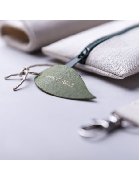 Jute/cotton case with 5 pieces - Marfik