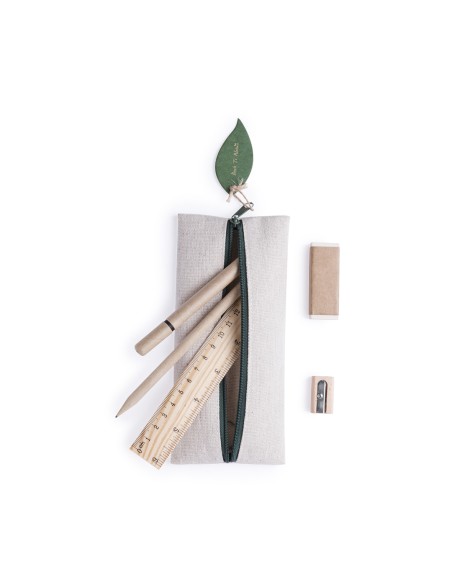 Estuche yute/algodón con 5 piezas - Marfik