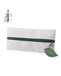 Estuche yute/algodón con 5...