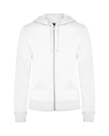 Women's full-zip sweatshirt with... Women's full-zip sweatshirt with...