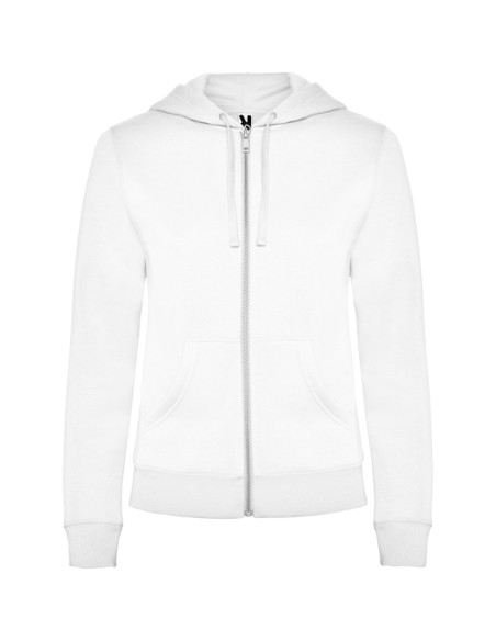 Women's full-zip sweatshirt with hood, 50% cotton, 50% polyester, 280g/m2 - VELETA ROLY