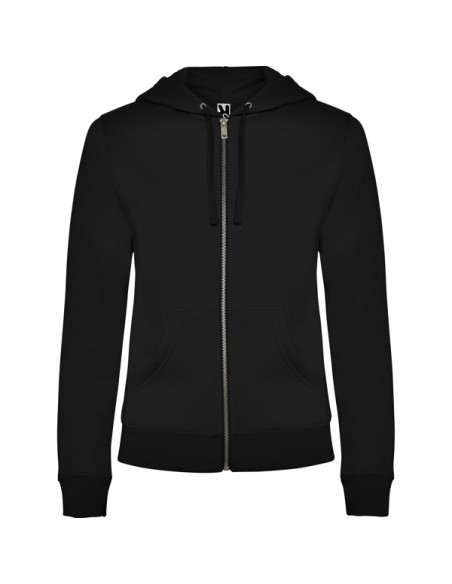 Women's full-zip sweatshirt with hood, 50% cotton, 50% polyester, 280g/m2 - VELETA ROLY