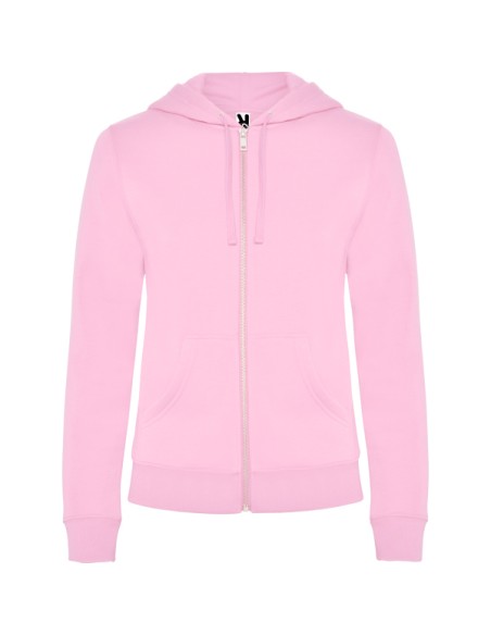 Dessuadora DONA cremallera sencera i caputxa 50% Cotó 50% polièster 280g/m2 - VELETA ROLY