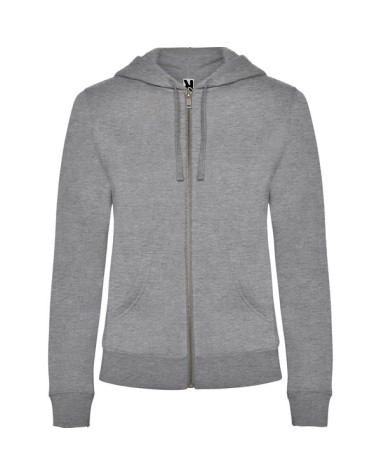 Women's full-zip sweatshirt with... Women's full-zip sweatshirt with...