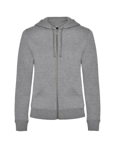 Sudadera MUJER cremallera entera  y capucha  50% Algodón 50% poliéster 280g/m2 - VELETA ROLY