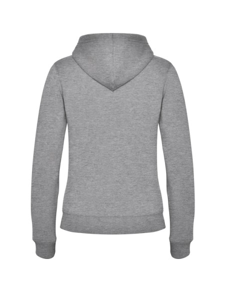 Sweat-shirt zippé à capuche pour femme, 50 % coton, 50 % polyester, 280 g/m² - VELETA ROLY