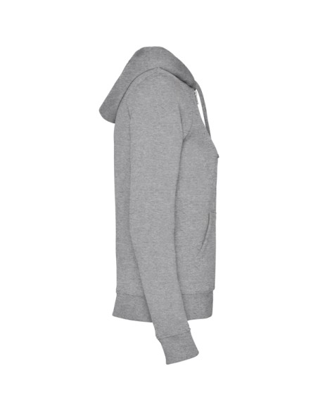 Women's full-zip sweatshirt with hood, 50% cotton, 50% polyester, 280g/m2 - VELETA ROLY