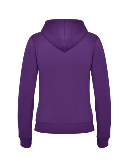 Women's full-zip sweatshirt with hood, 50% cotton, 50% polyester, 280g/m2 - VELETA ROLY