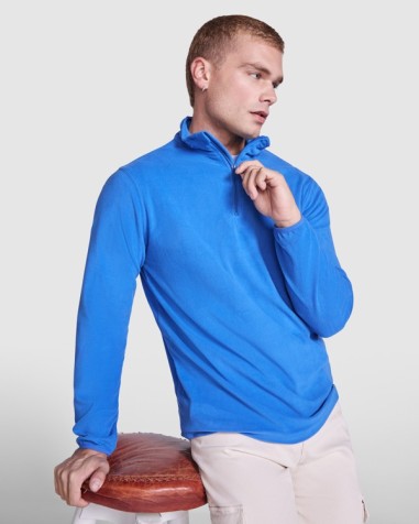 Micropolaire demi-zip 100% polyester... Micropolaire demi-zip 100% polyester...